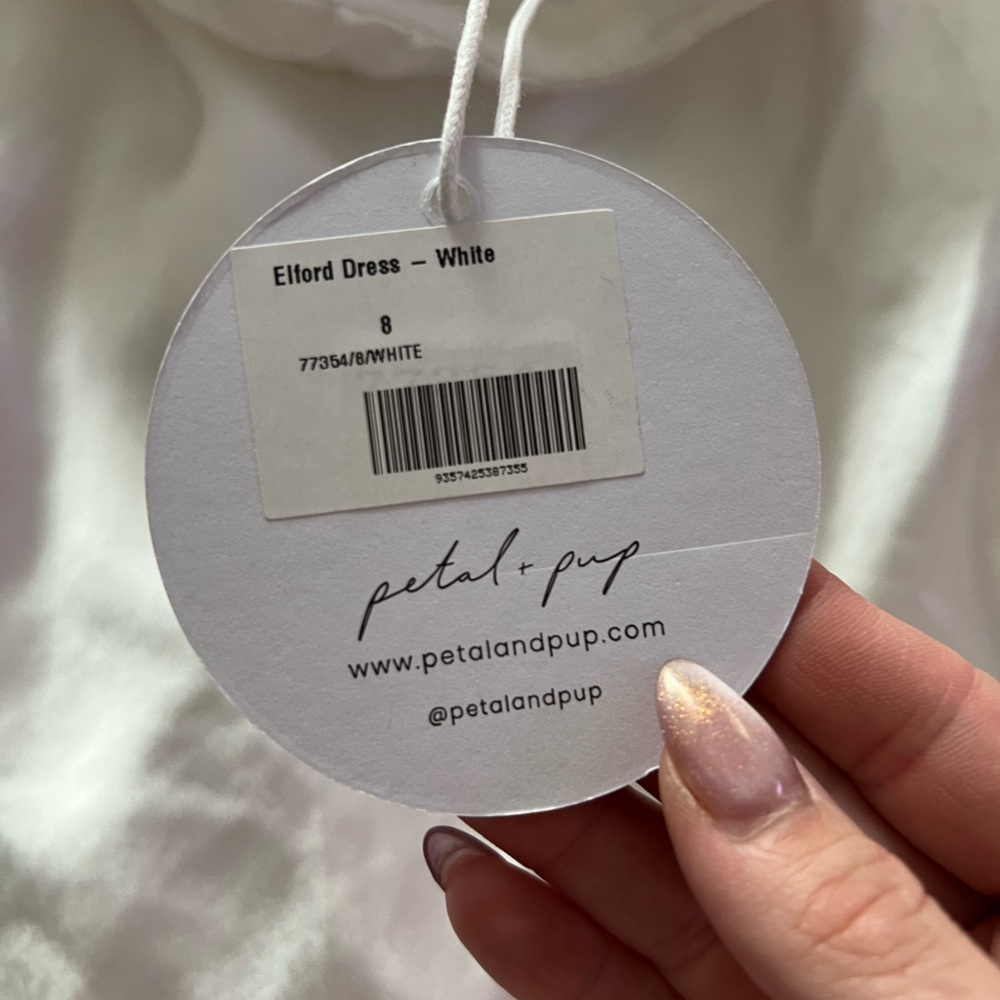 Petal & Pup White Slip Mini Dress | 4 - Picture 4 of 5